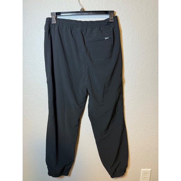 Eddie Bauer Women's Black Fleece Lined Snow Pants Drawstring Pockets Size 12 - Picture 2 of 4